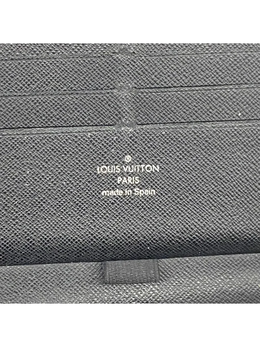 Louis Vuitton Wallet Monogram Eclipse Zippy Organizer Black